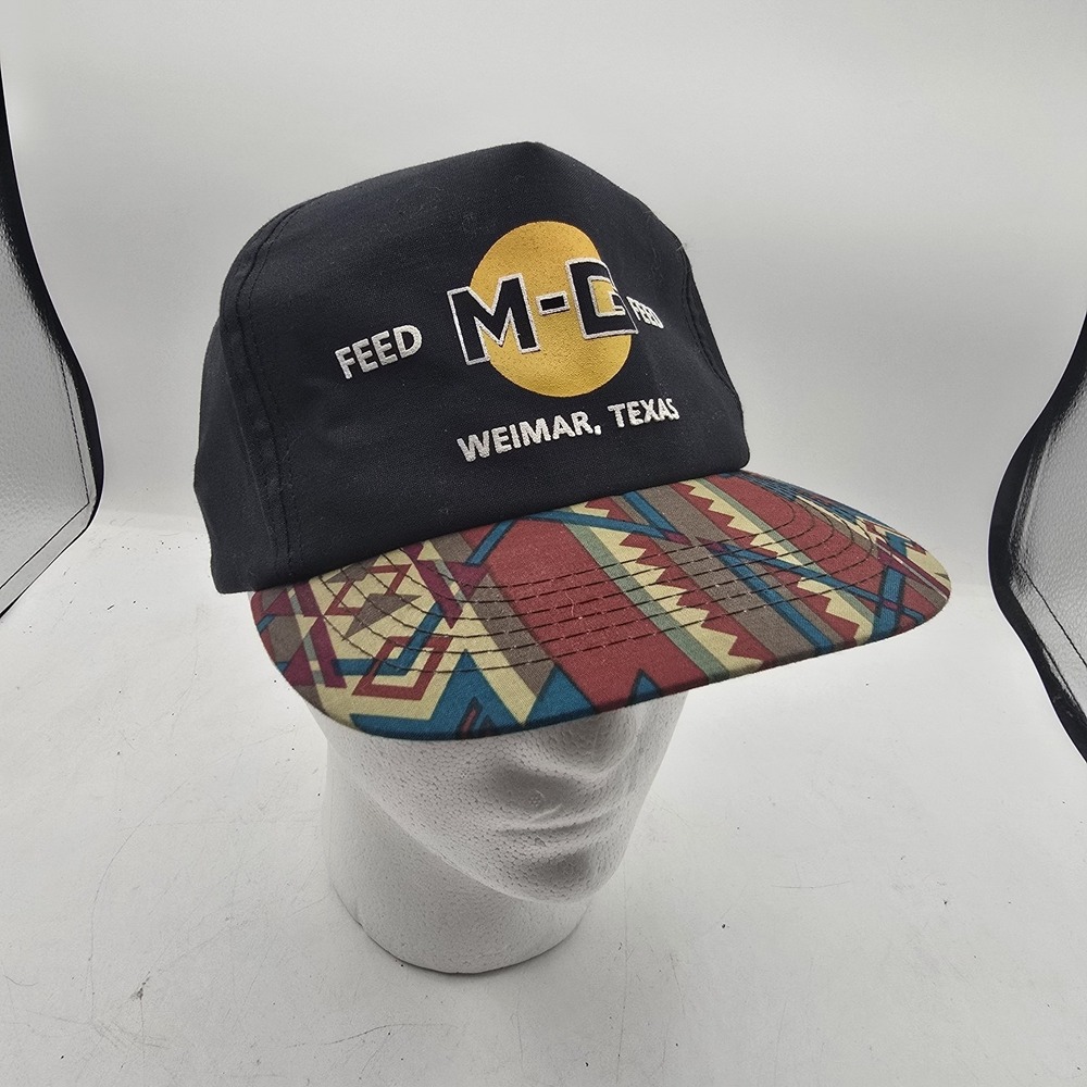OC Tag M-G Feed Weimer Texas Tribal Aztec Snapback Hat NWT